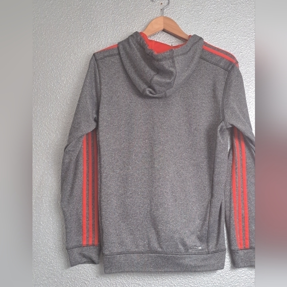 Adidas Women's Grey Pullover Hoodie Size S - Picture 3 of 6